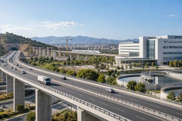 Imagen creada con IA. Las últimas adjudicaciones de Sacyr movilizarán 5.000 millones de euros. 